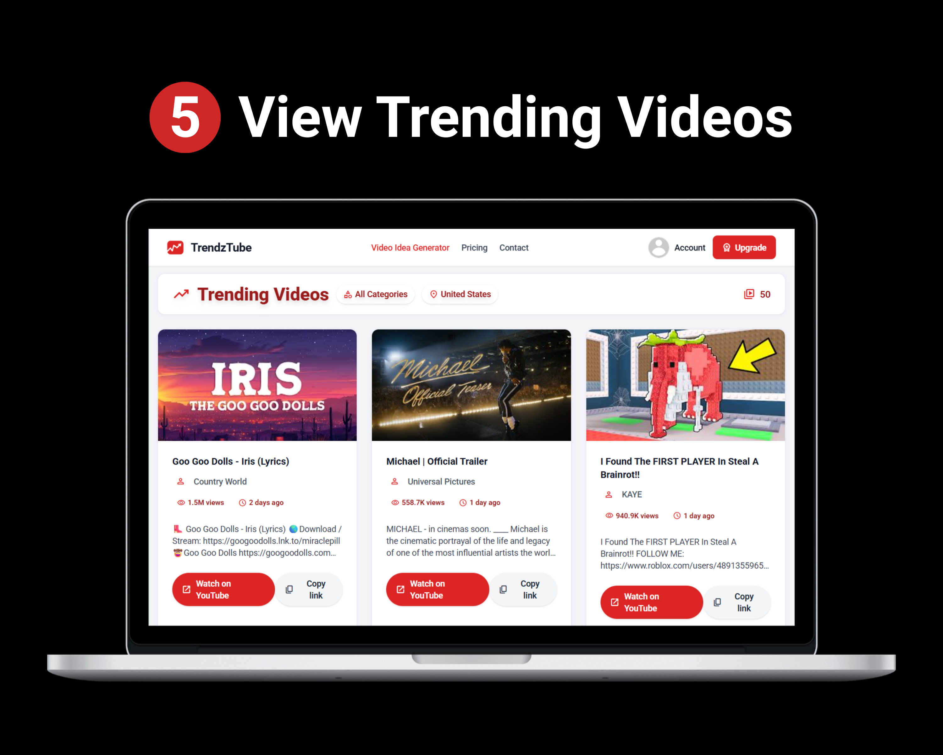 TrendzTube screenshot 7