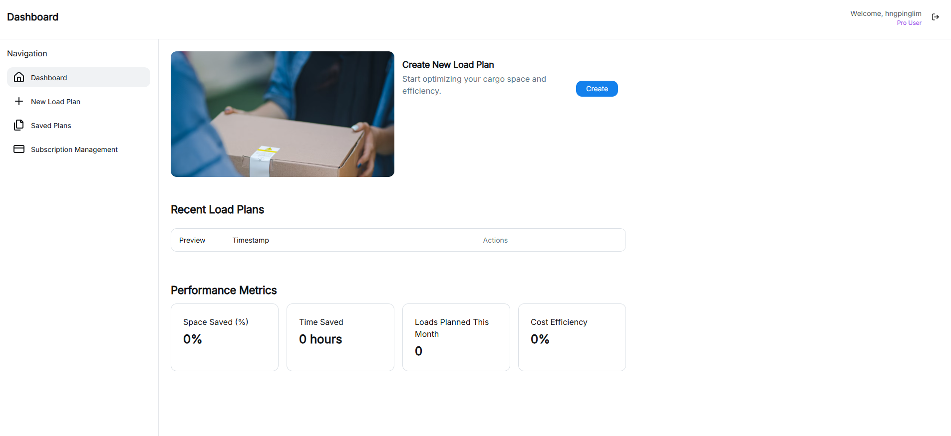 CargoFit screenshot 2
