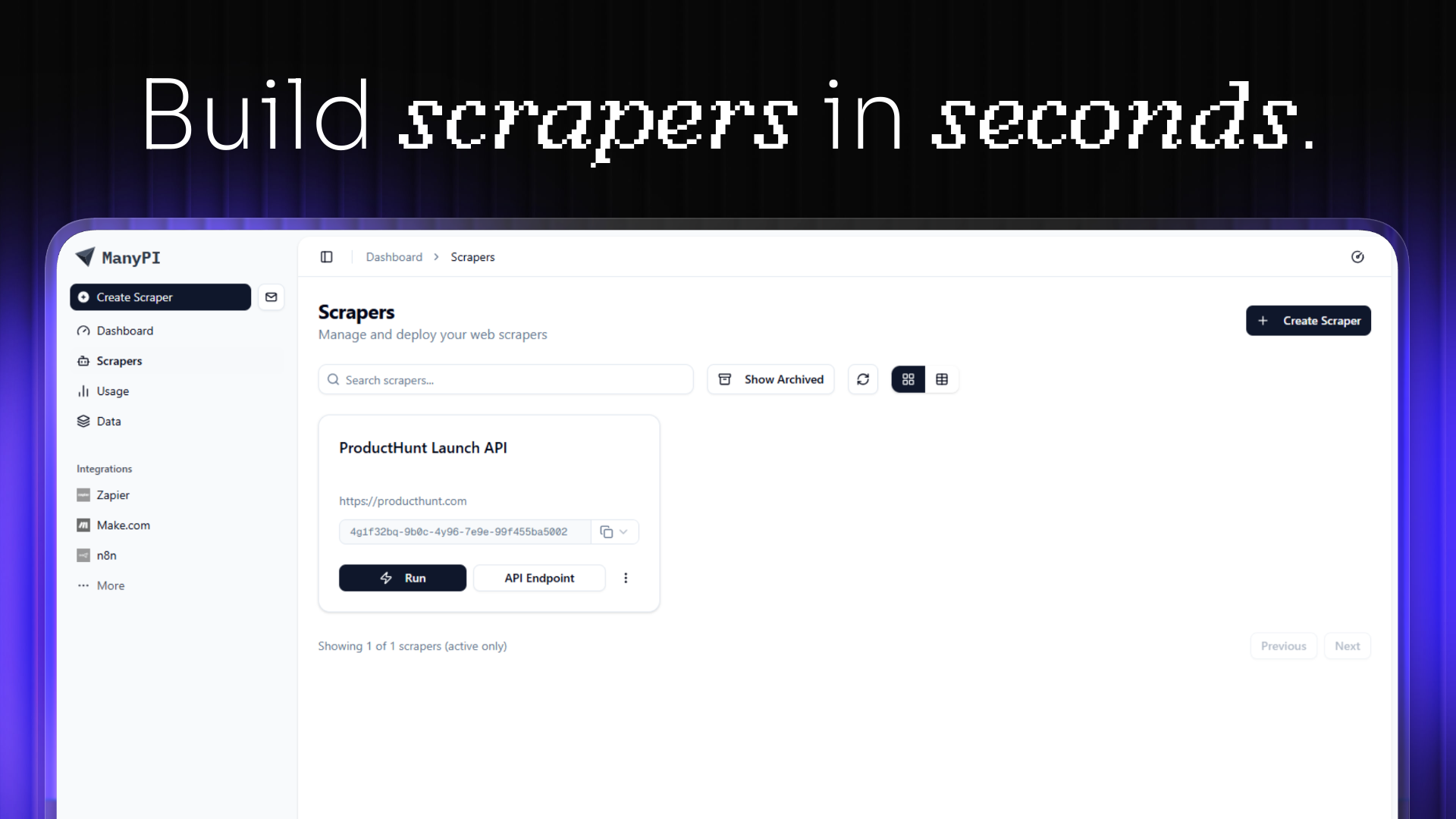 ManyPI screenshot 2