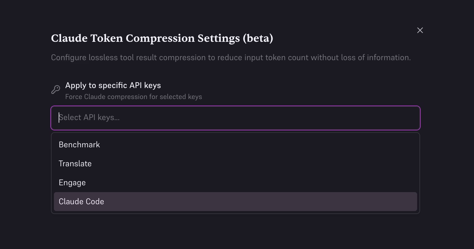 Edgee Claude Code Compression screenshot 3