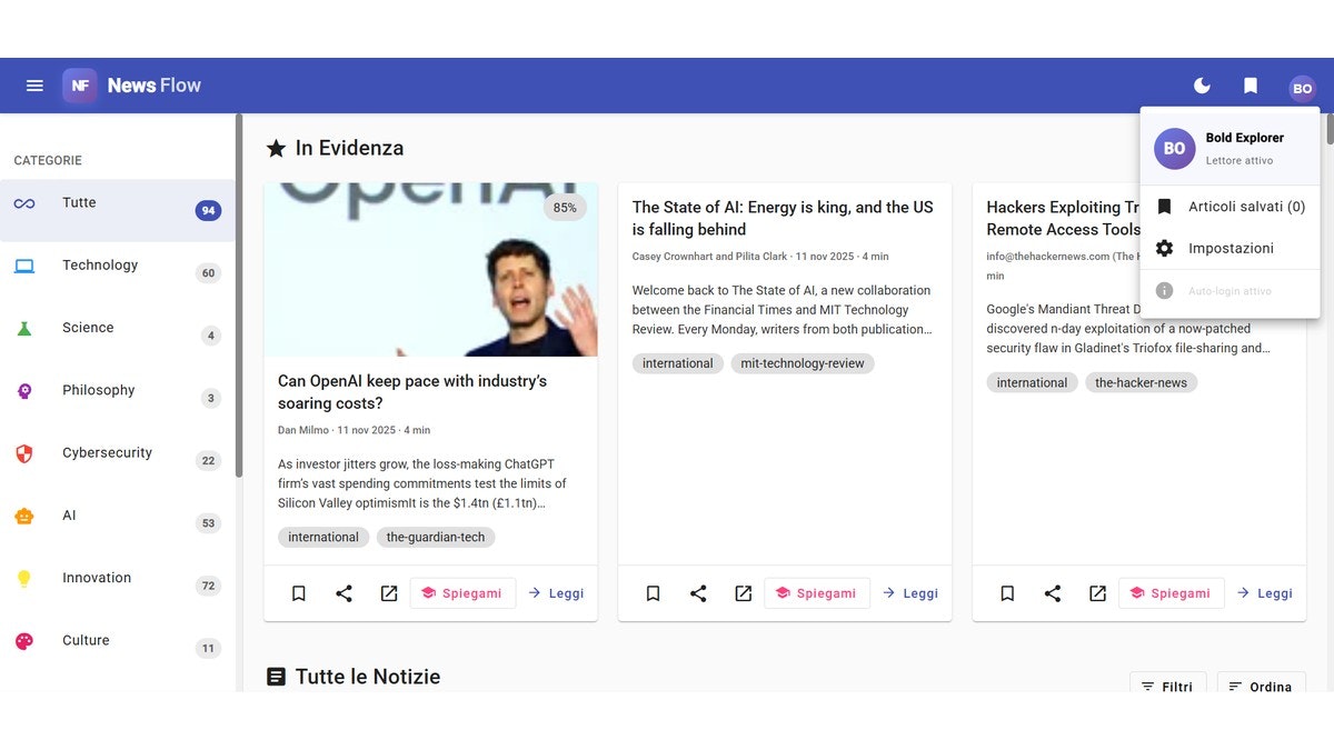 NewsFlow screenshot 3