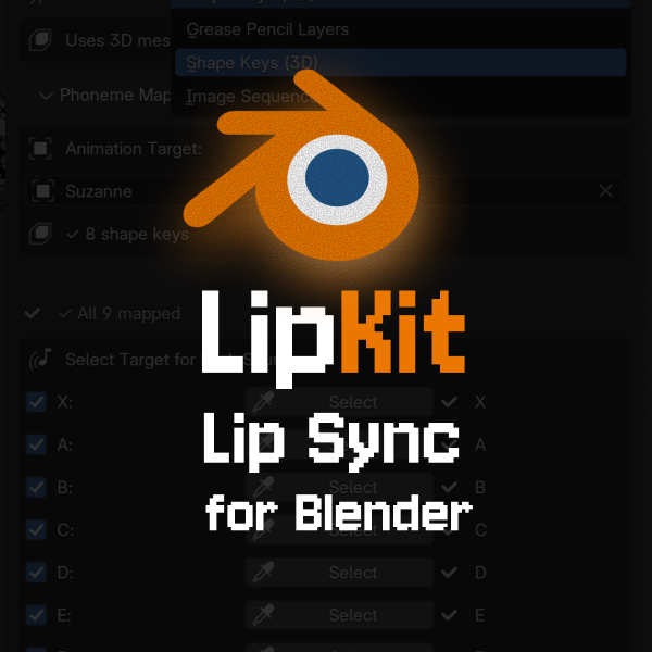 LipKit: Lip-Sync for Blender
