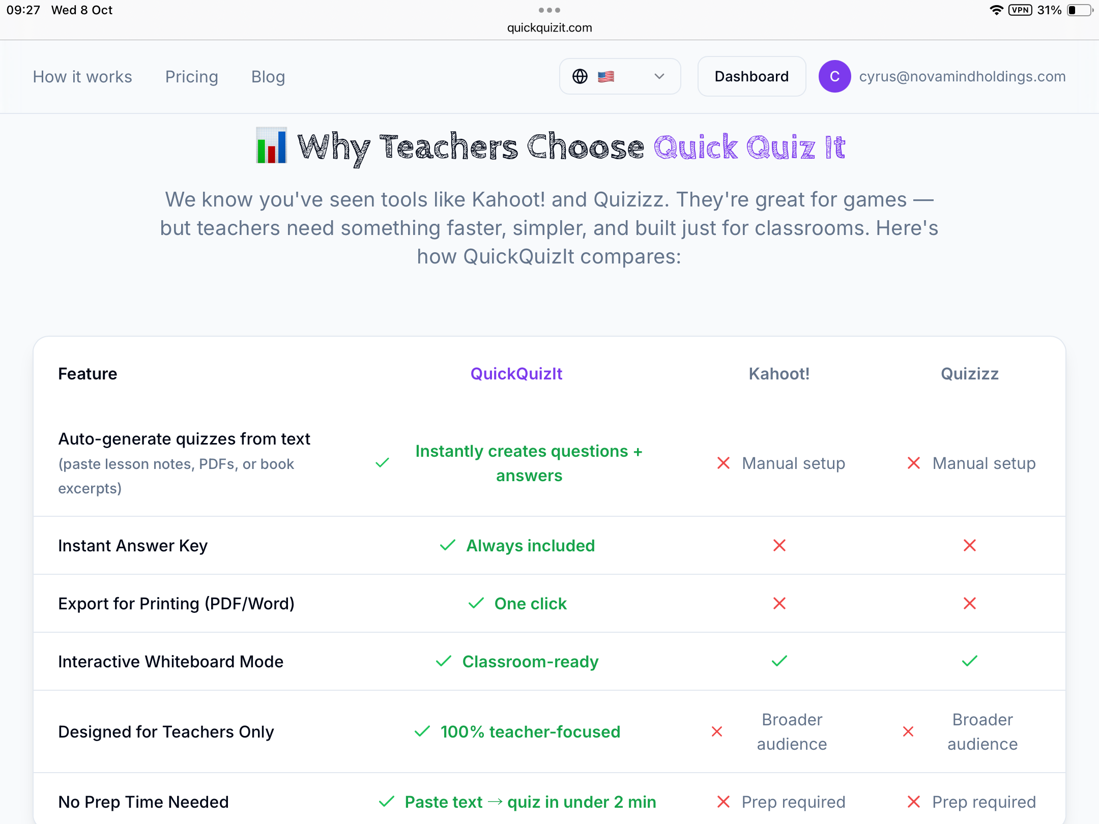 Quick Quiz it  screenshot 4