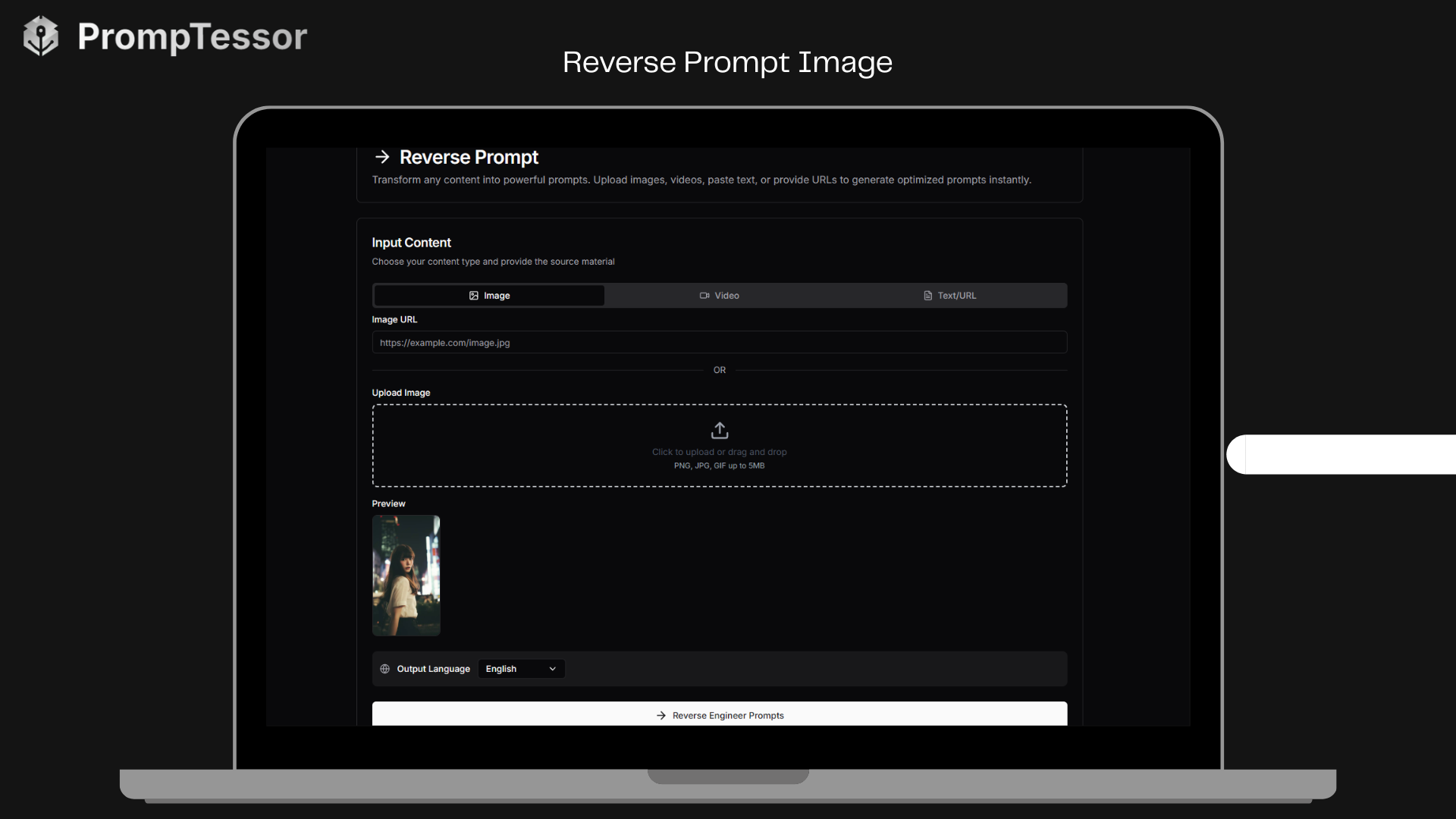 PrompTessor Reverse Prompt screenshot 1