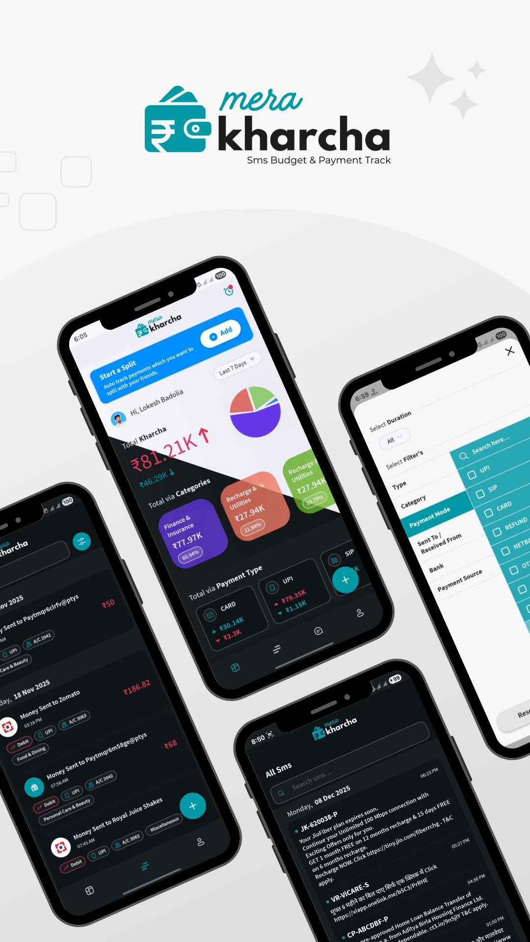 Mera Kharcha - AI Sms Expense Tracking screenshot 2