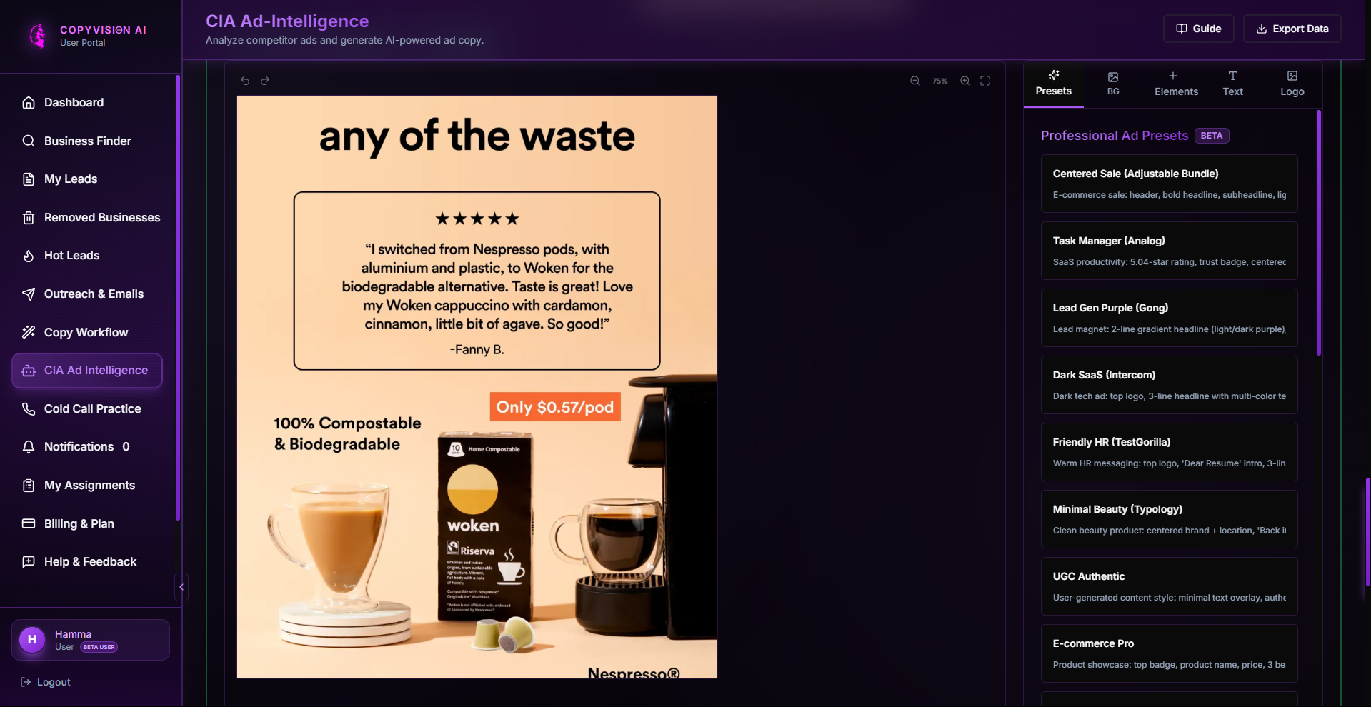 CopyVision | AI Copywriting Platform  screenshot 7