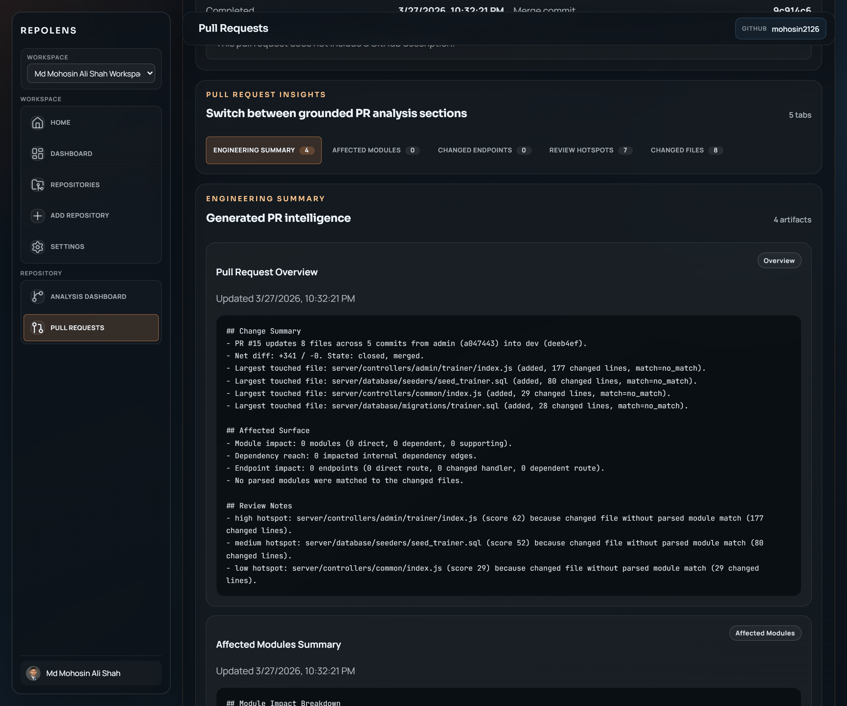 RepoLens screenshot 4