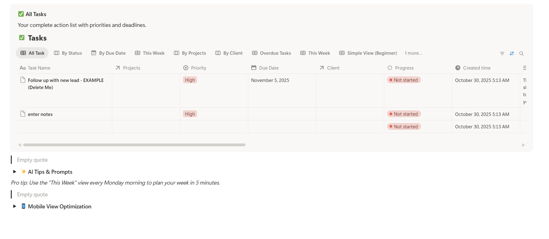 Coaching Business OS  screenshot 3
