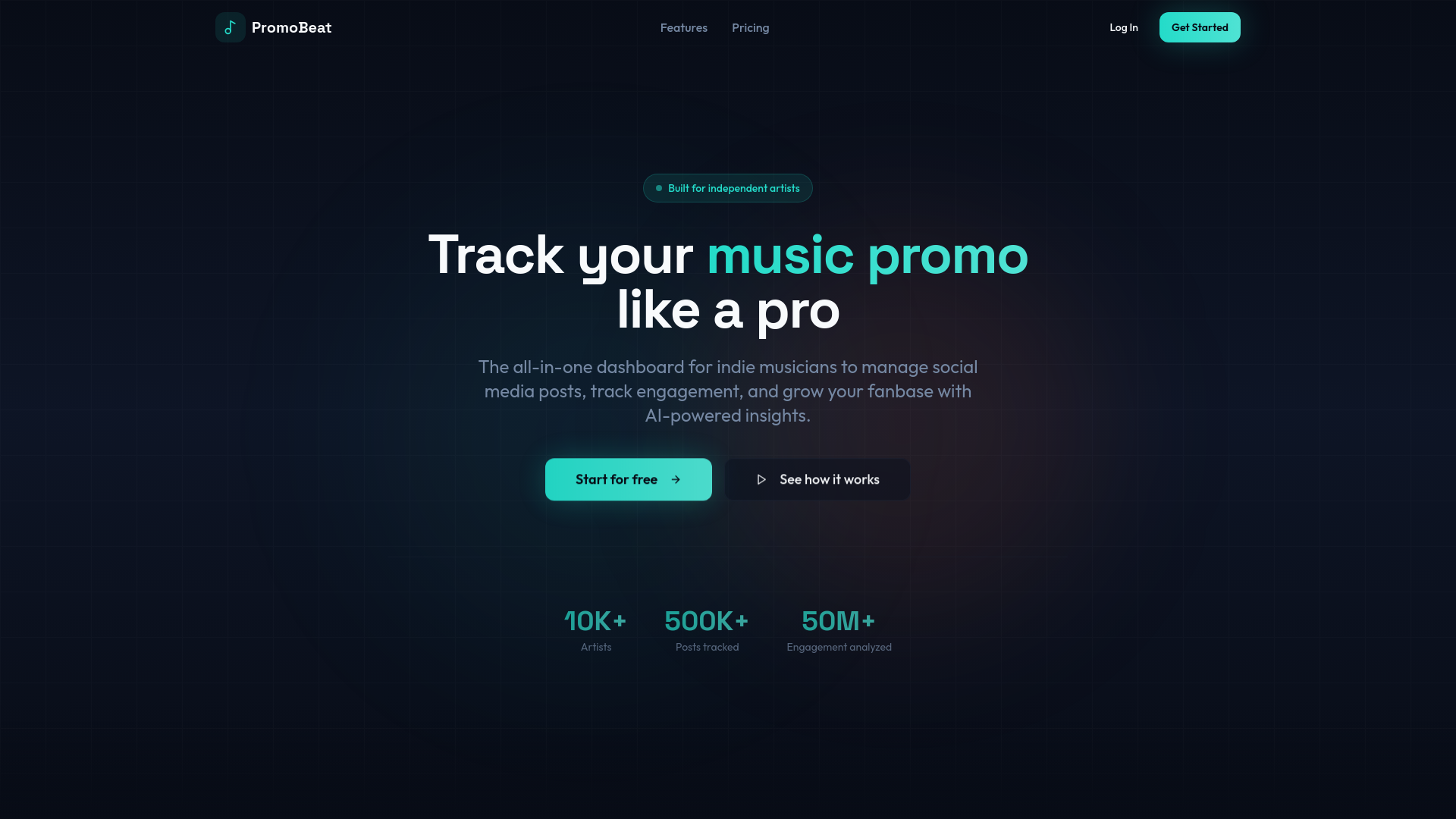 PromoBeat  screenshot 1