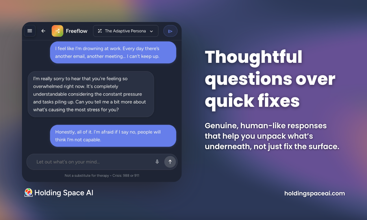 Holding Space AI  screenshot 2