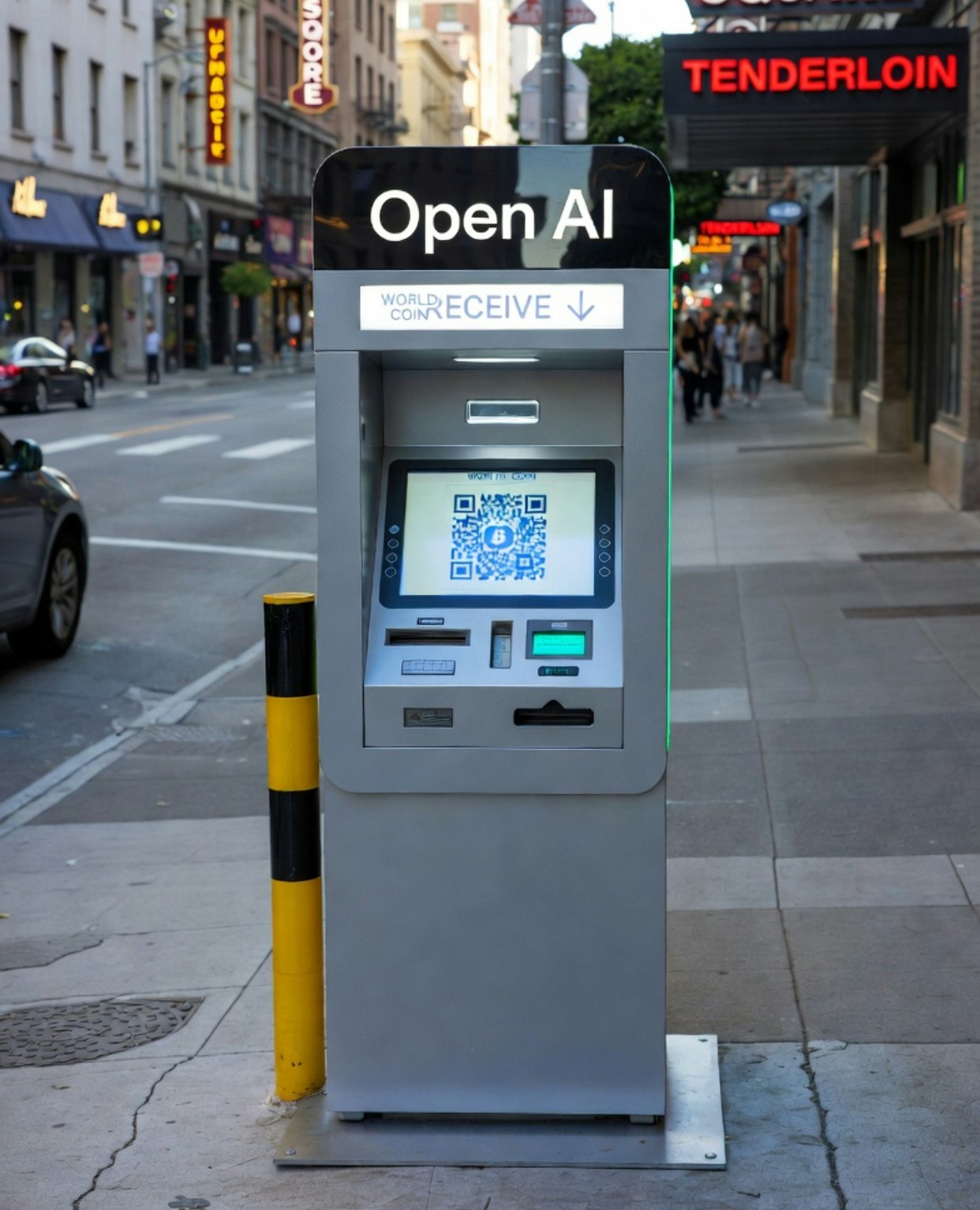 AI ATM by World coin 