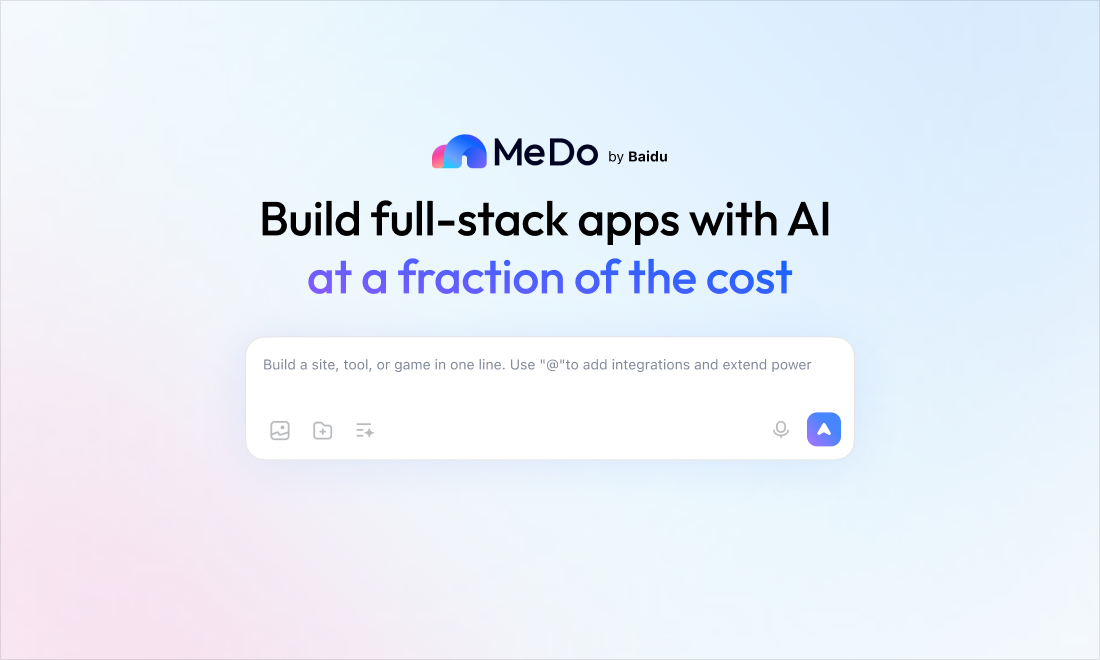 MeDo by Baidu screenshot