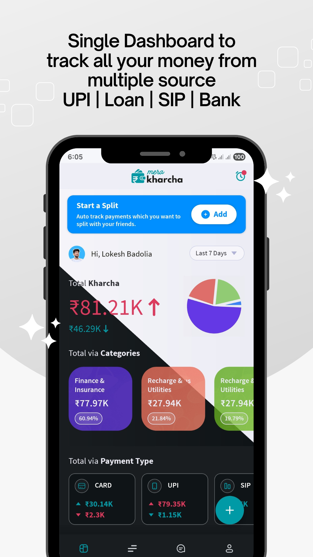 Mera Kharcha - AI Sms Expense Tracking screenshot 3