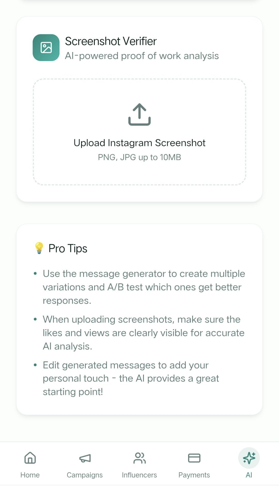 Influtrack  screenshot 6