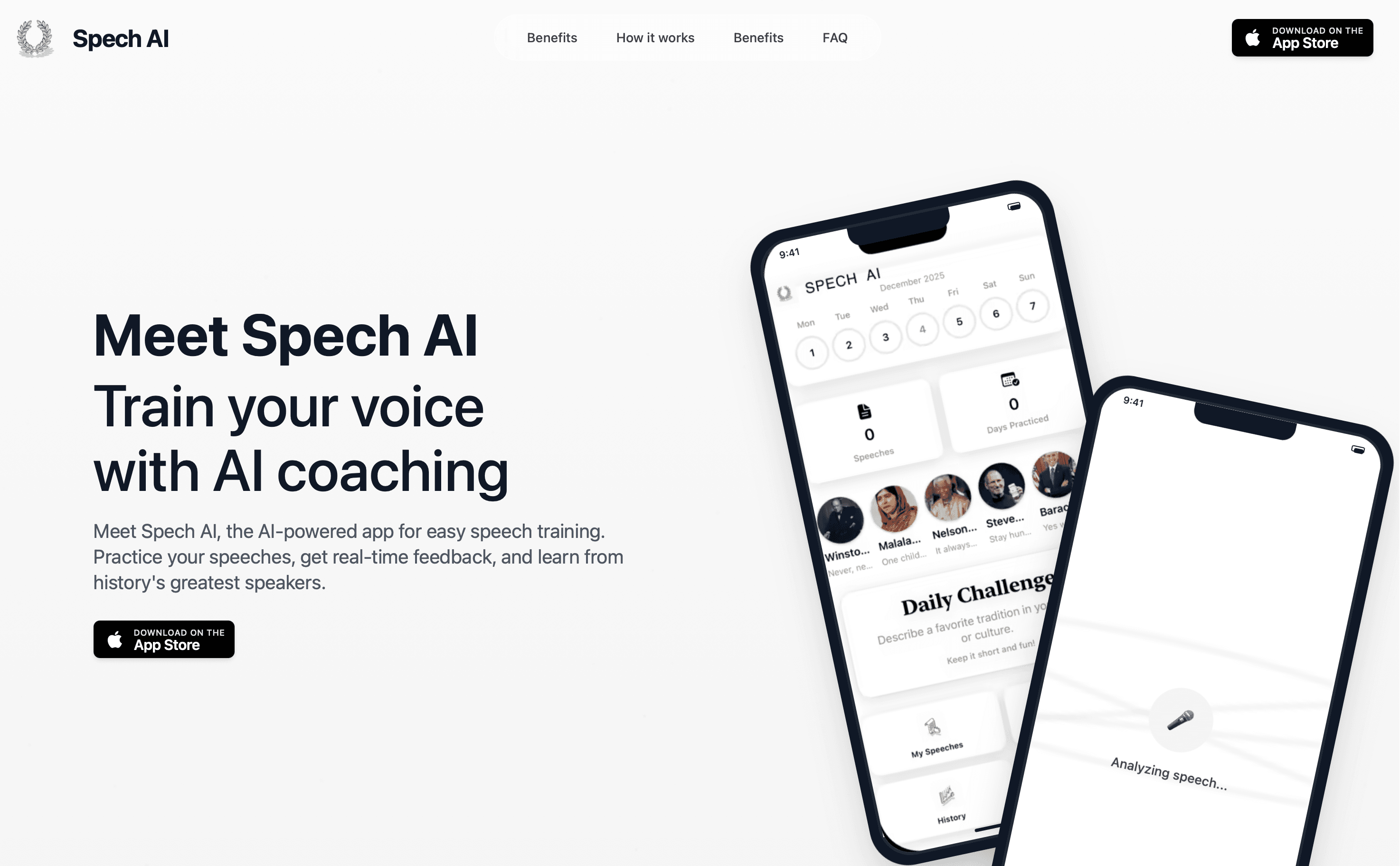 SpechAI: Public Speaking Coach  screenshot 1