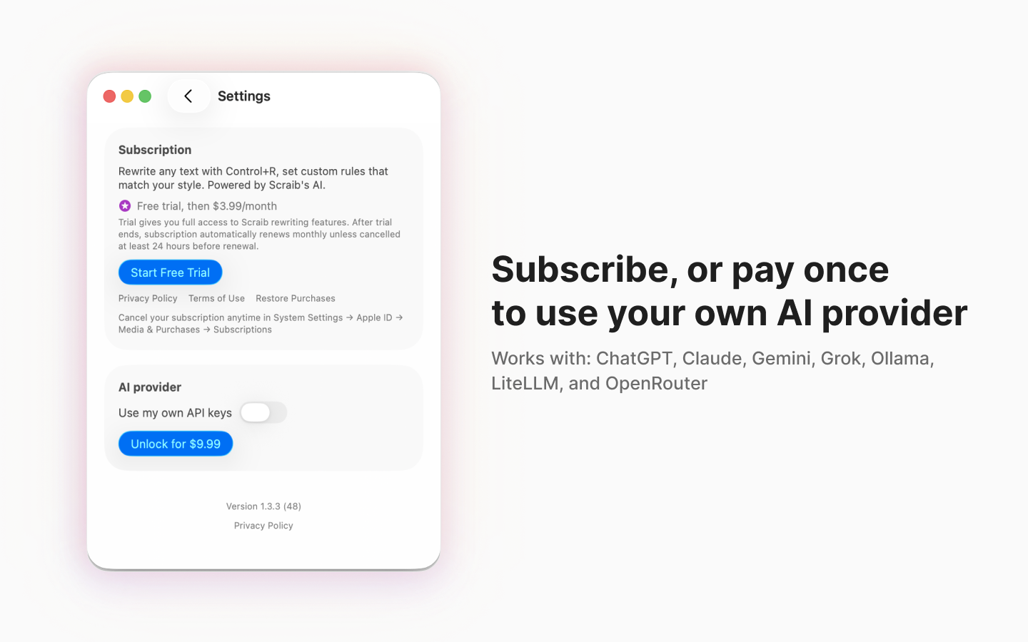 Scraib.app screenshot 3