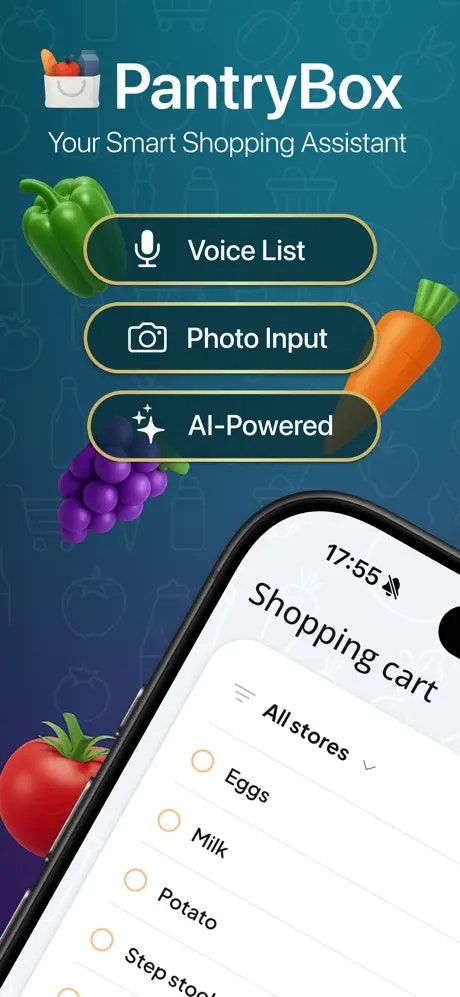 AI Shopping List -  PantryBox screenshot 1