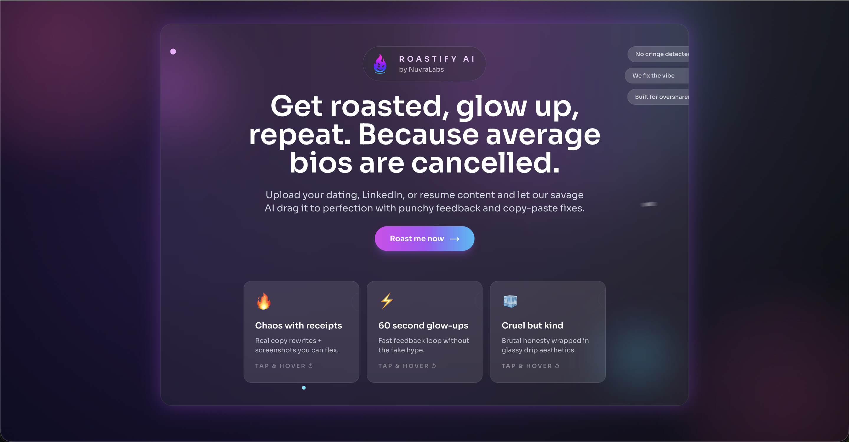 Roastify screenshot 1
